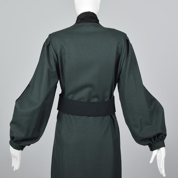 Large Green Pencil Dress Bishop Sleeves James Gal… - image 10