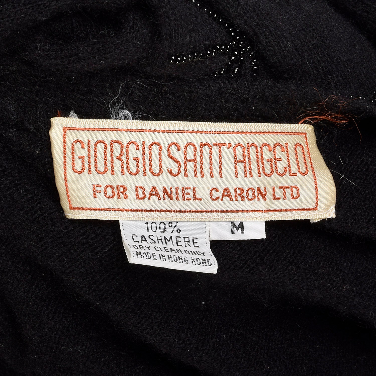 Medium 1990s Giorgio Sant'angelo Black Cashmere Sweater - Etsy