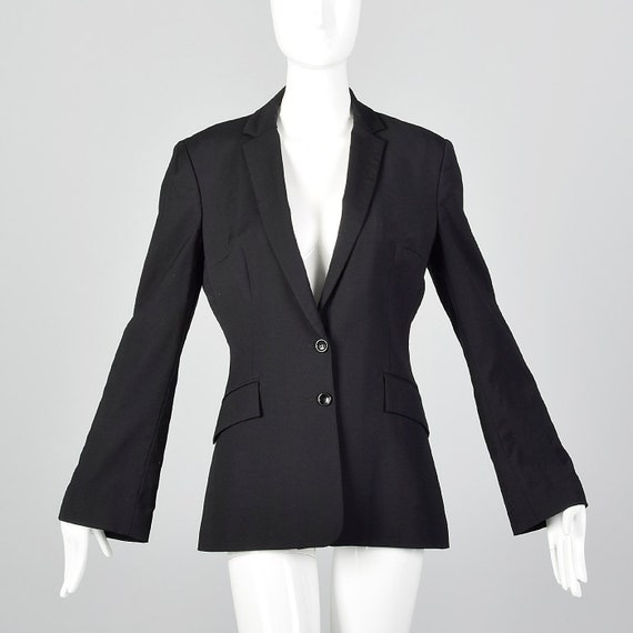 XS Dolce and Gabbana Blazer Pockets Black Tiger S… - image 1