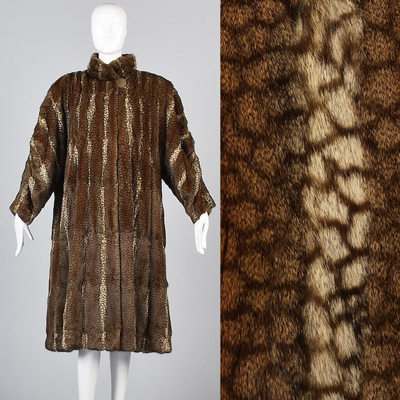 XXL Fendi I Magnin Russian Squirrel Fur Coat Swin… - image 1