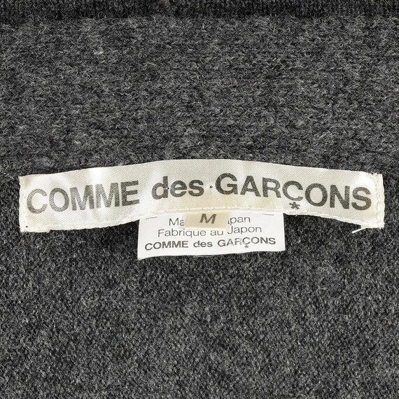 Comme des Garçons Gray Circle Wool Avant Garde Un… - image 10