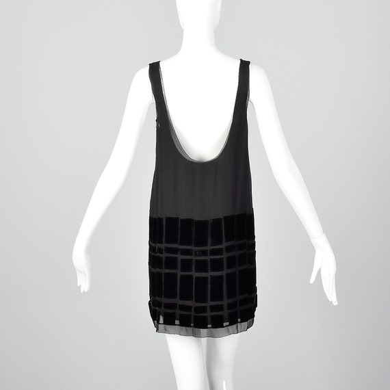 Small Vera Wang Tank Top Mini Dress Sleeveless Bl… - image 4
