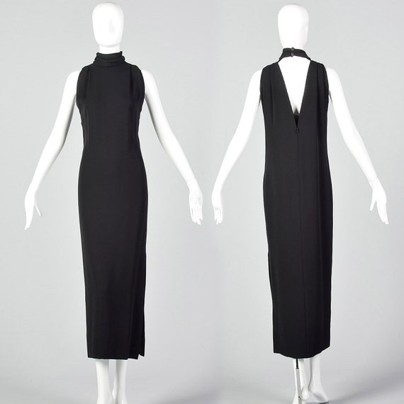 Small Galanos Late 1970s Black Pencil Dress Formal Vintage | Etsy