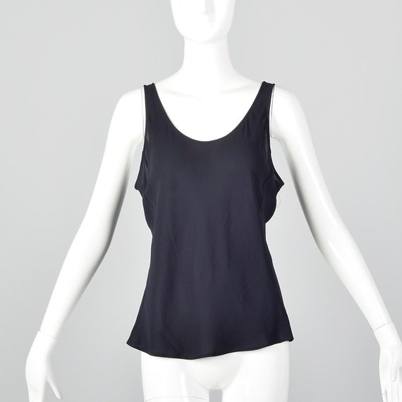 Large Giorgio Armani Sheer Silk Tank Top Lightwei… - image 8