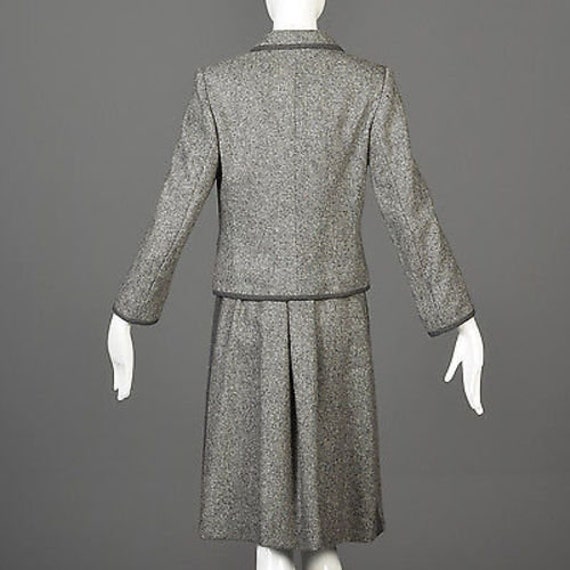 Louis Feraud Suit Louis Faraud Skirt Suit Gray Tw… - image 4