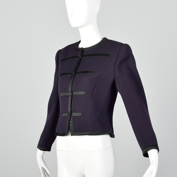 1980s Guy LaRoche Dramatic Feather Sweater