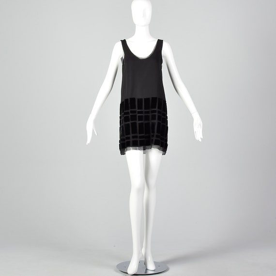Small Vera Wang Tank Top Mini Dress Sleeveless Bl… - image 5