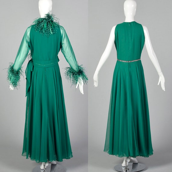 Medium Adele Simpson Elizabeth Arden 1970s Gown V… - image 3
