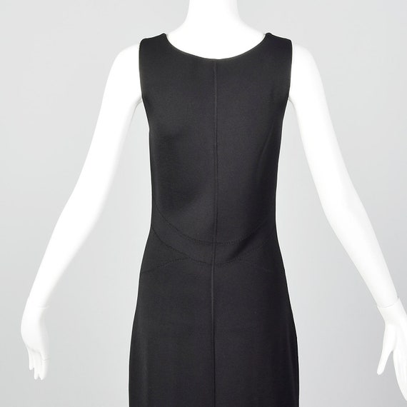 Small Giorgio Armani Black Knit Dress Stretch Dec… - image 6