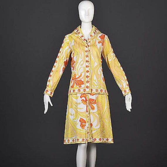 60s Emilio Pucci Cotton Pucci Suit Pucci Print 60s