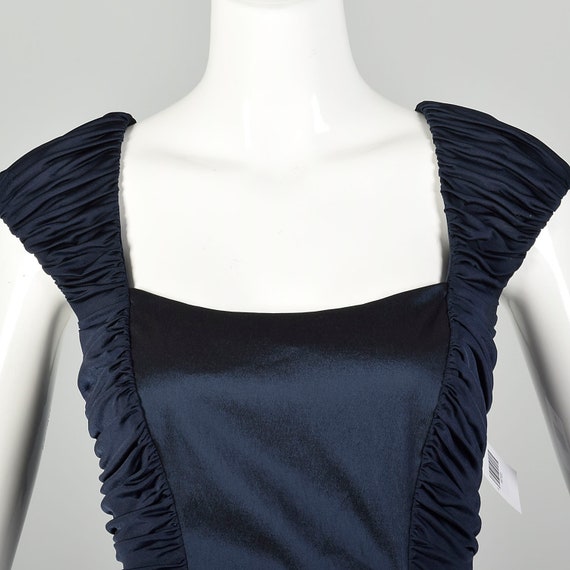 Medium Tadashi Collection Blue Evening Gown Short… - image 6