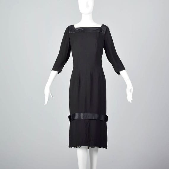XL 1960s Howard Greer 28 Shop Little Black Dress L
