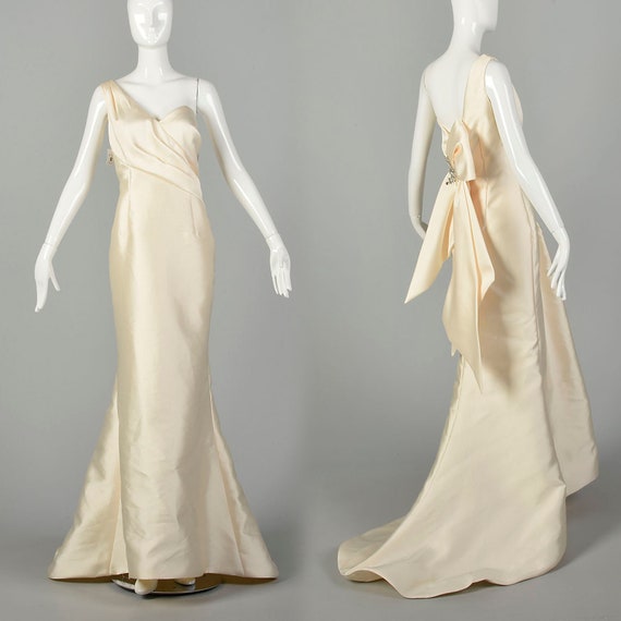 Large Eleni Elias Wedding Dress Rhinestone Embell… - image 1