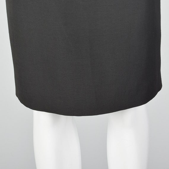 Medium 1990s Jil Sander Black Pencil Skirt Wool C… - image 7