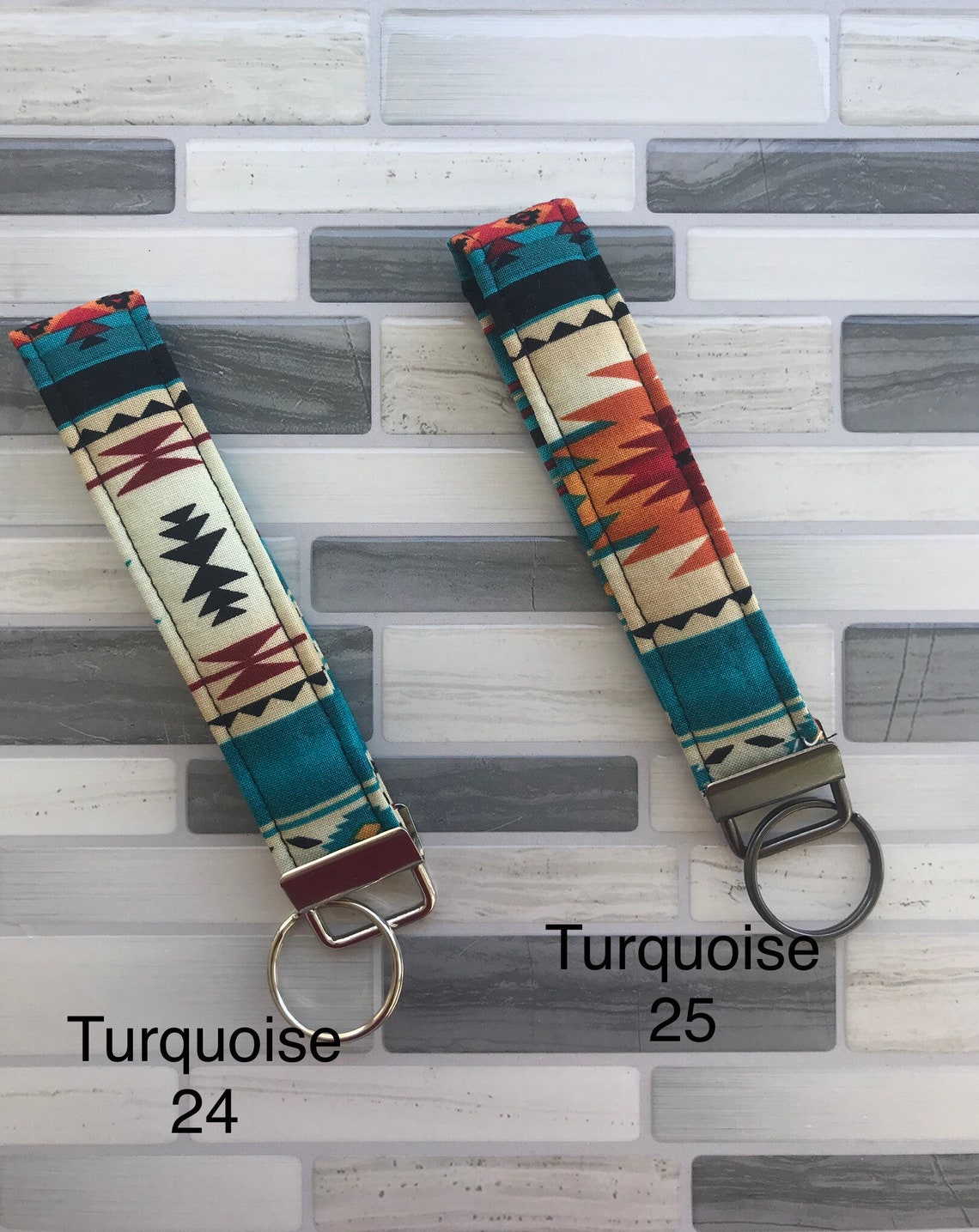 Serape handmade keychains fabric keychain keychain Etsy