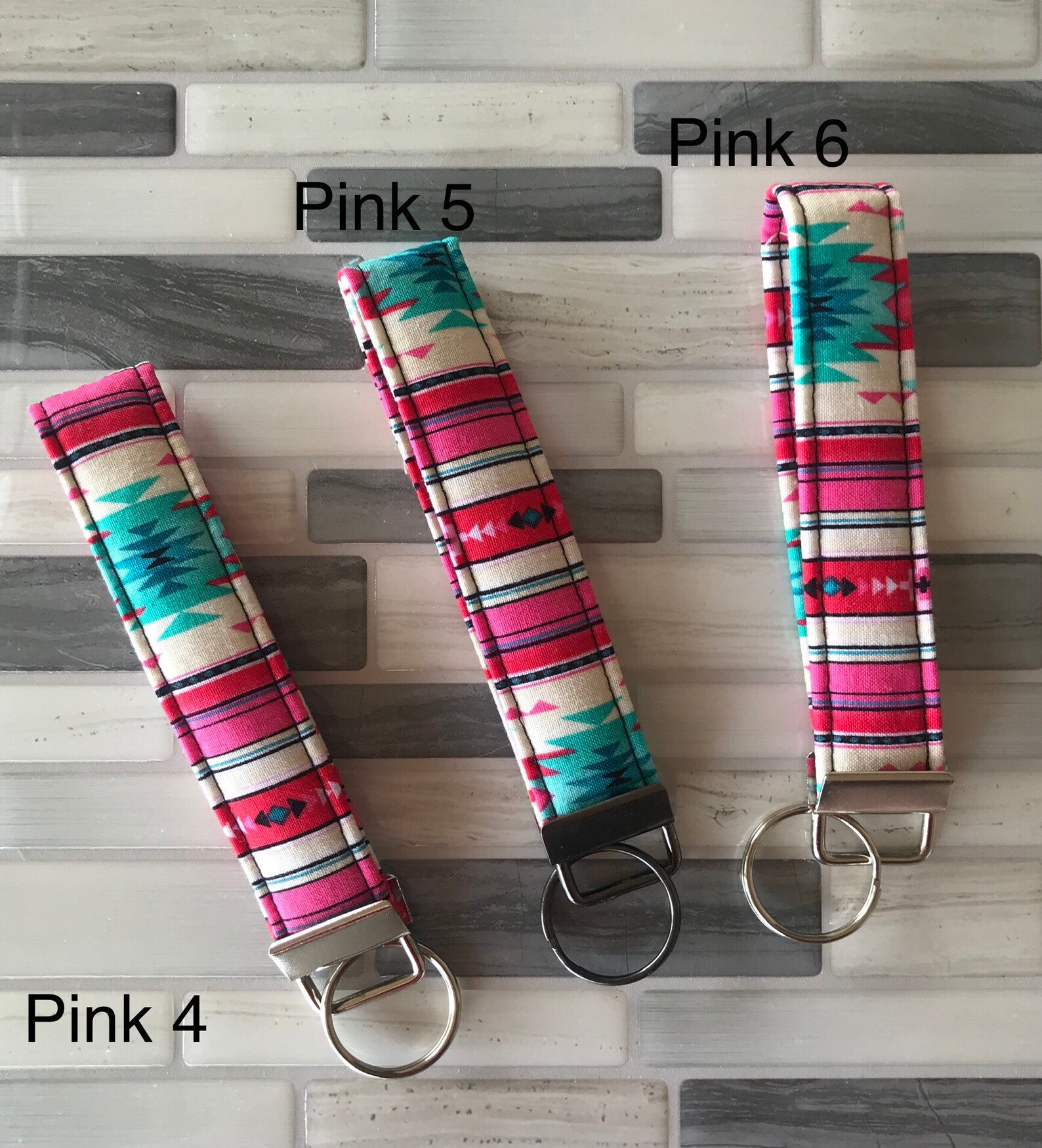 Serape Handmade Keychains Fabric Keychain Keychain Etsy