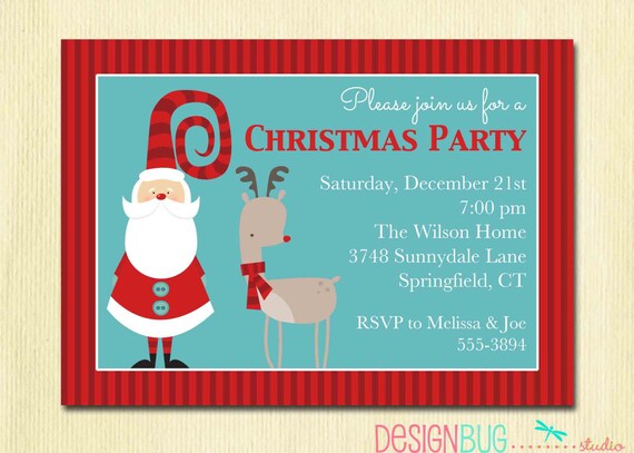 Secret Santa Invitation Wording 9