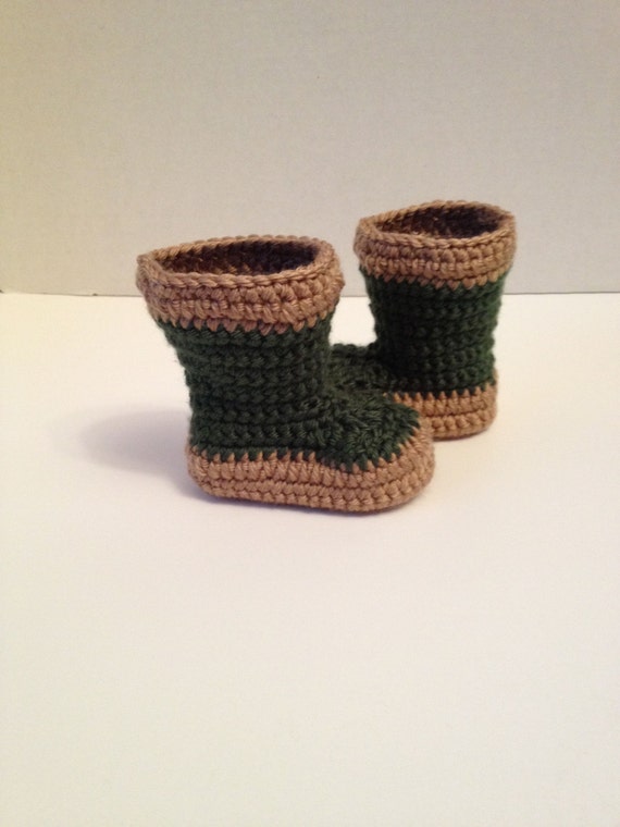Crochet Baby Booties Rainboots Xtratuf Style 0-3 Months | Etsy