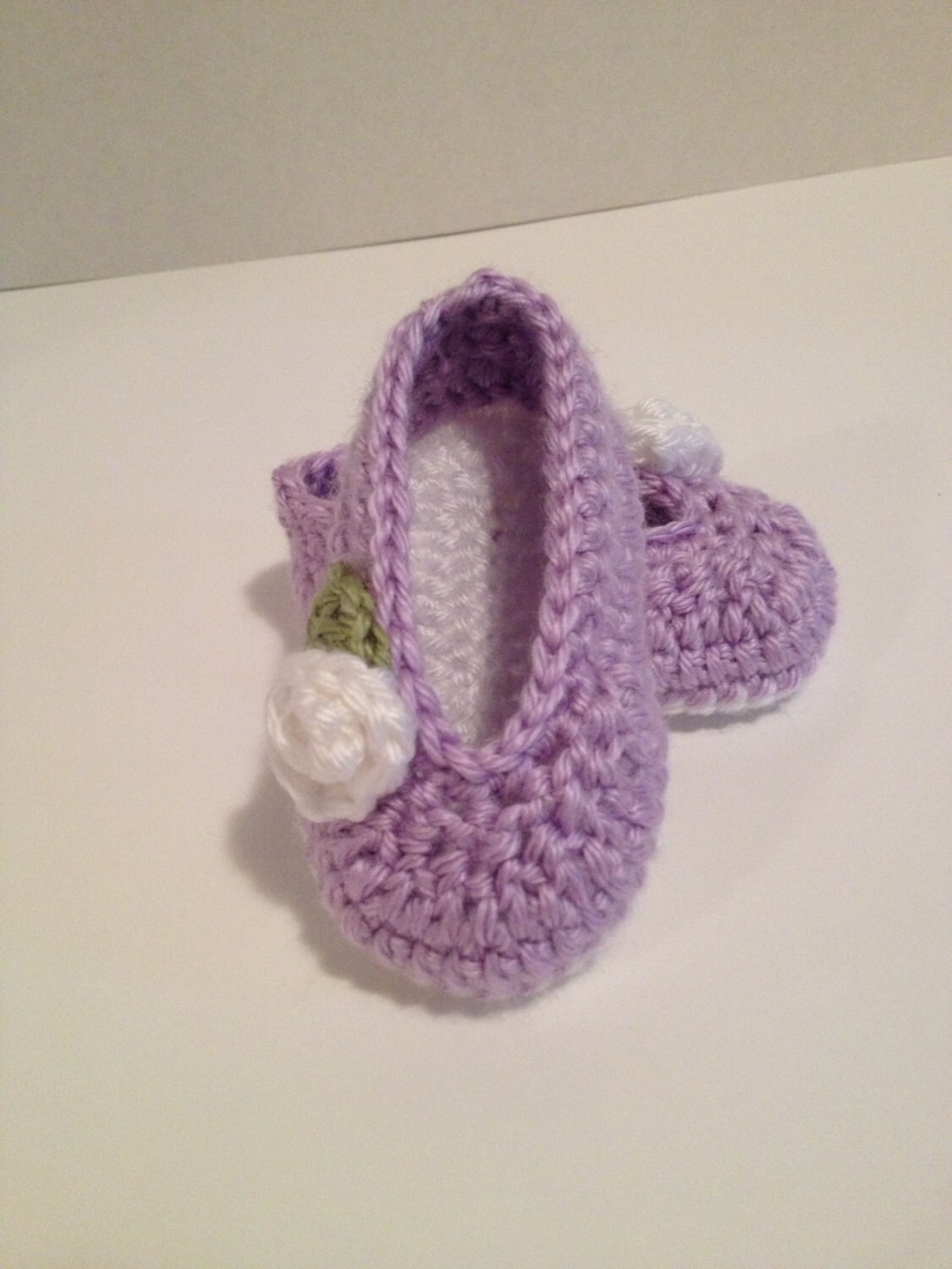 Crochet Baby Booties Ballet Booties 0-3 Months | Etsy