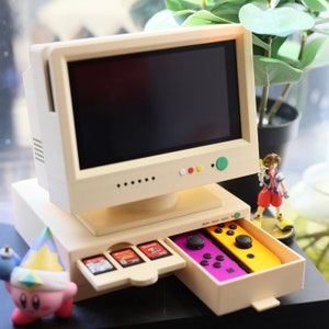 Retro Computer Display For Nintendo Swtich & Switch OLED models - Vintage Gaming Display