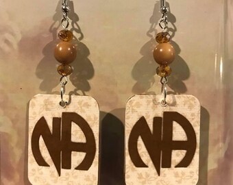 Personalized Logo Earrings Recycled Customizable