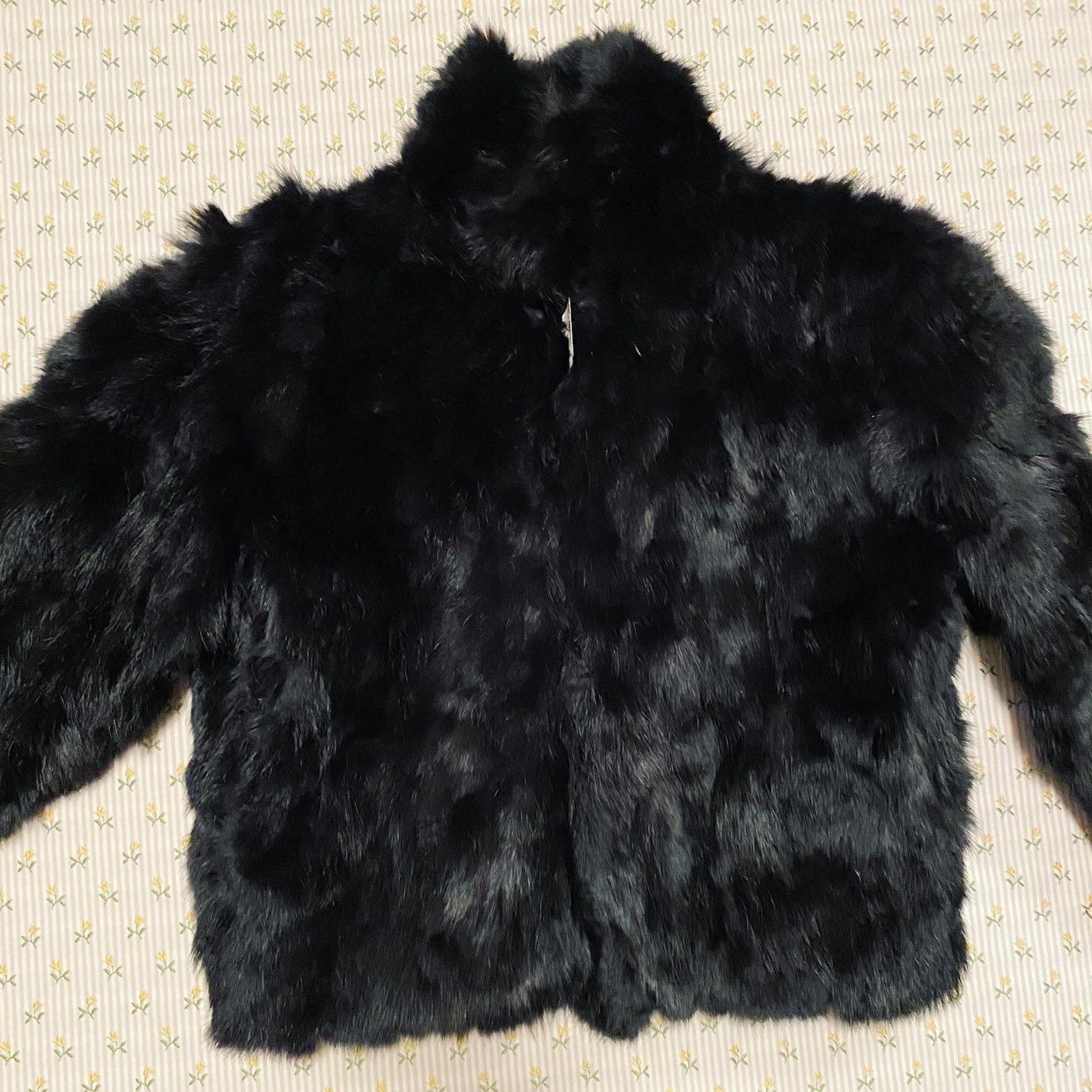 Vintage Y2K Bebe Cropped Fur Coat Size Small Medium | Etsy