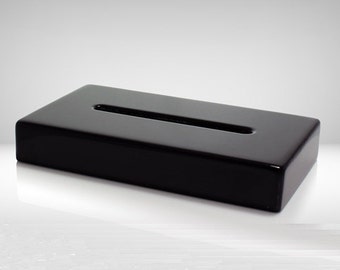 Piano Finished Black Lighted Display Base, LED White Lights, Wood Base