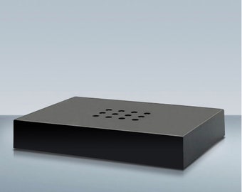 Black LED Light Base for 3D Photo Crystals (4 or 5 inch)