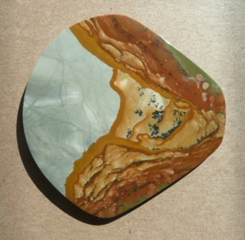 Owyhee Rocky Butte Picture Jasper Cabochon from Oregon Highest Etsy