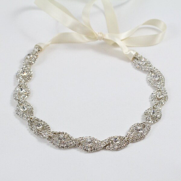ribbon tie headband