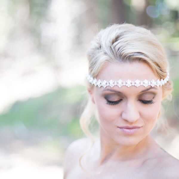 ribbon tie headband