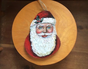 Santa avec le houx
