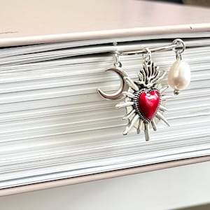 Planner Paper Clip | Gold Halloween Bookmark for Journal | Accessories | Cute Spooky Planning Accessory | Book Placeholder Charm Eye Charm image 7