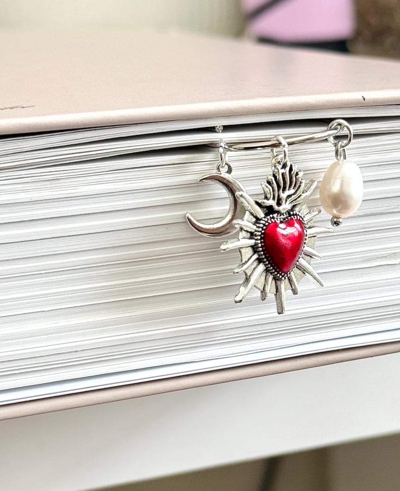 Planner Paper Clip | Gold Halloween Bookmark for Journal | Accessories | Cute Spooky Planning Accessory | Book Placeholder Charm Eye Charm image 7
