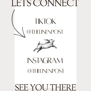 text that invites viewers to connect with the @Thelinenpost on Twitter and Instagram, and to see them there.