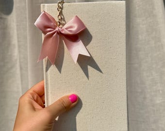 Bow Planner Paper Clip Jumbo Bookmark for Journal  Accessories  Planning Accessory Book Placeholder for girly book mark Bow decor Coquette