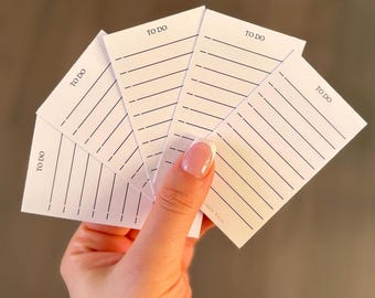 Planer Einlegekarten: Minimalistische To do Liste