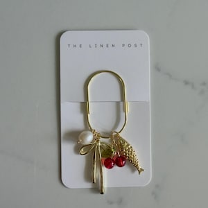 Planner Paper Clip for Planner Charm Clip for Planner Bookmark Paperclip for Book Accessory for Planning Paperclip Dangle Charm Jumbo Clip