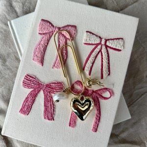 Marque-page géant avec trombone, agenda pour accessoires de journal, accessoire de planification mignon, espace réservé pour livre pour marque-page girly, décor coquillage