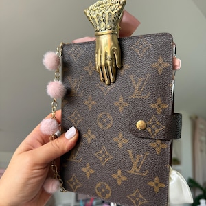 Große Handbinder Clip Vintage Messing Stil Büroklammer Wand Handclip viktorianischen Stil Accessoire Planung Accessoire Planer Clip