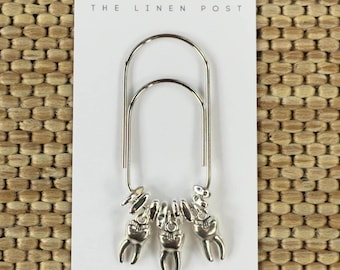 Planner Paper Clip | Halloween Clip Silver Bookmark for Journal | Accessories | Cute Adorable Planning Accessory | Book Placeholder Charm