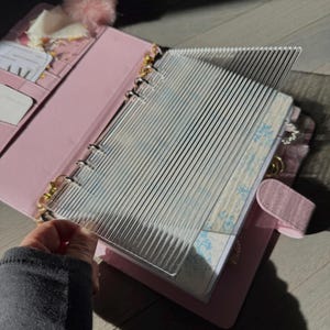 Fluted Acrylic Planner Dashboard, Textured (Fits A5 and A6 Planners)