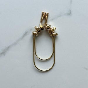 Planner Paper Clip | Initial Silver Bookmark for Journal | Accessories | Cute Adorable Planning Accessory | Book Placeholder Charm | image 4