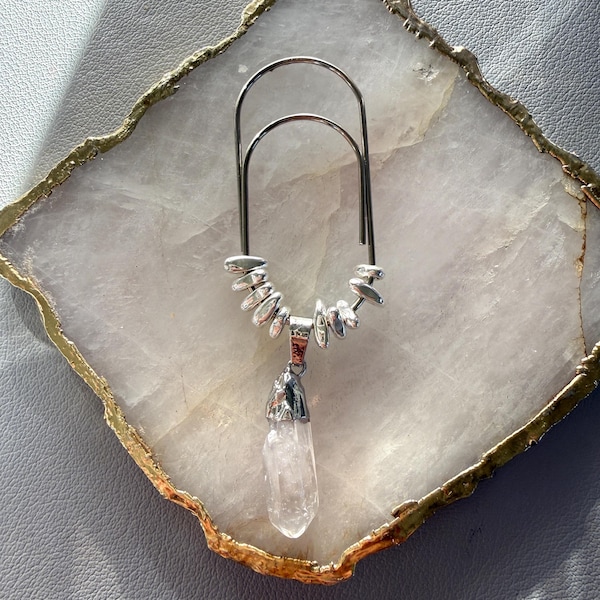 Planner Paper Clip | Crystal and Pearl Bookmark for Journal | Accessories | Cute Adorable Planning Accessory | Book Placeholder Charm | Luxe