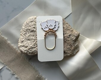 Halloween Planner Paper Clip | Ghost Gold Bookmark for Journal | Accessories | Cute Adorable Planning Accessory | Book Placeholder Charm