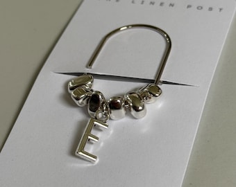 Planner Paper Clip | Initial Silver Bookmark for Journal | Accessories | Cute Adorable Planning Accessory | Book Placeholder Charm |