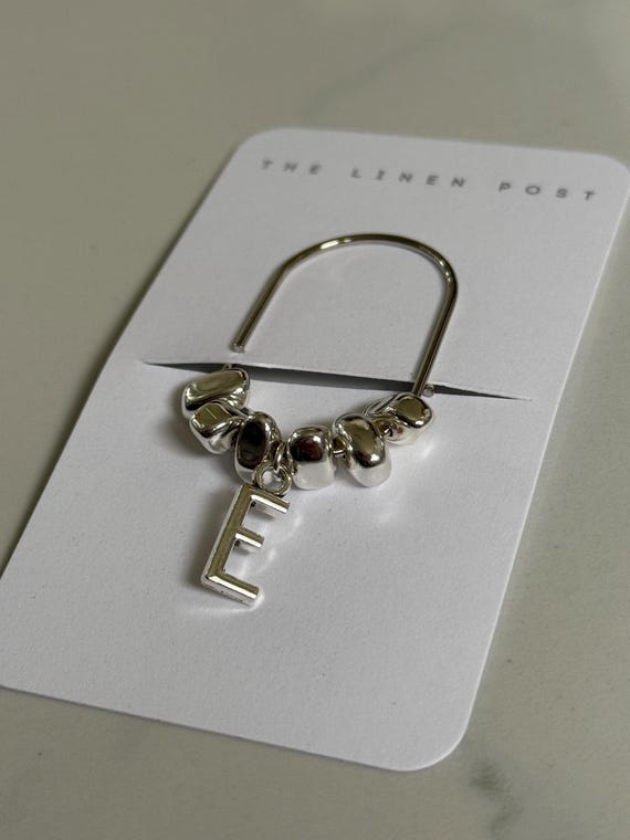 Planner Paper Clip | Initial Silver Bookmark for Journal | Accessories | Cute Adorable Planning Accessory | Book Placeholder Charm |