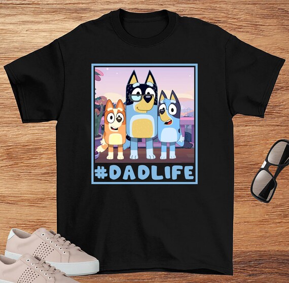 Bluey T-shirt for Dad Bandit Bluey 