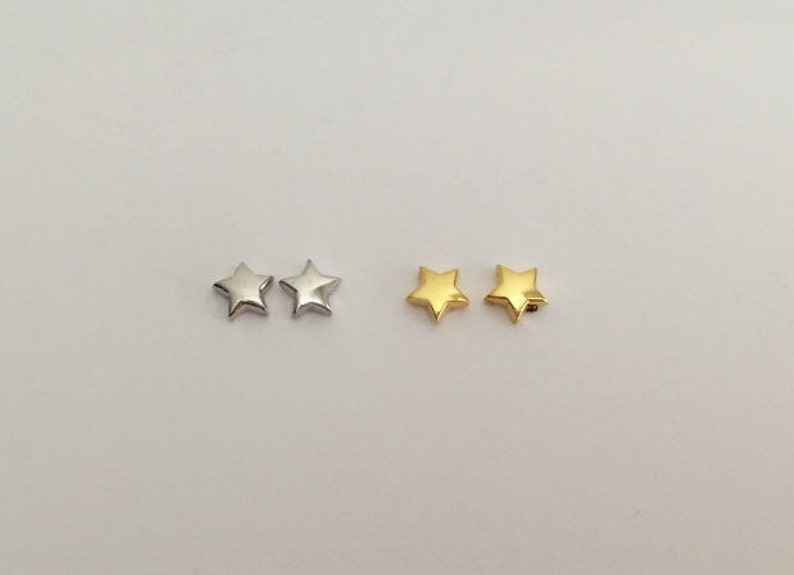 Tiny Star Stud Earrings. Itsy Bitsy Star Studs. Sterling Silver Star Studs. Delicate Tiny Star Studs.Gift for Her. Simple Earrings 