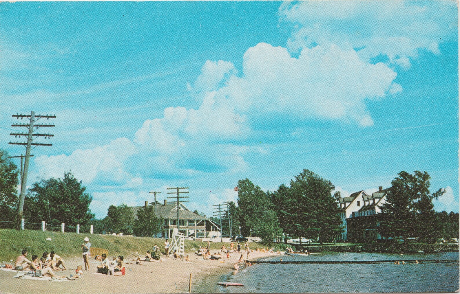 Speculator NY Bathing Beach on Lake Pleasant Vintage Etsy